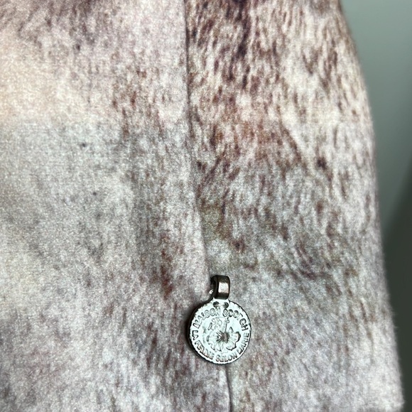 Scotch & Soda / Maison Scotch Boudoir Pencil Skirt Suede 2 Neutral - Picture 4 of 12